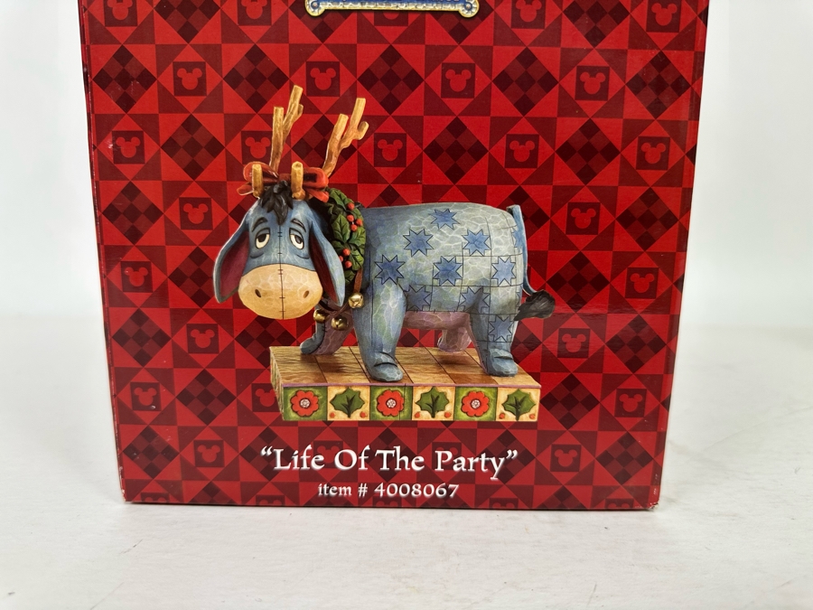 Eeyore Life of the Party By Jim Shore for Enesco Disney Traditions: Showcase Collection with Original Box 4008067 6.5W x 4D x 7H [Photo 12]