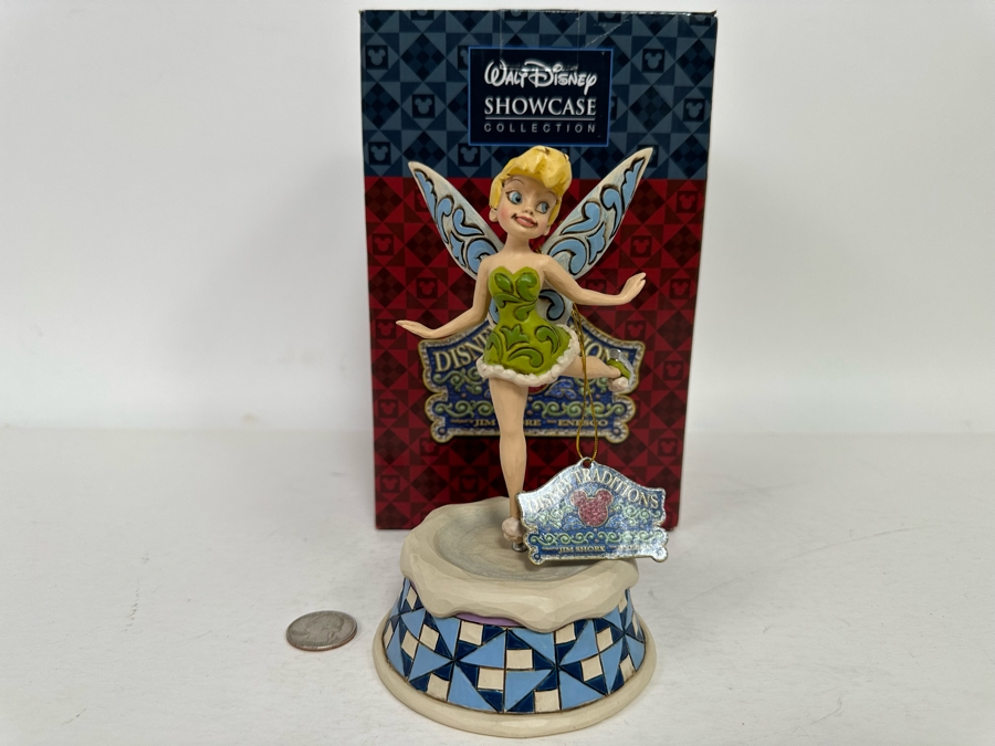 Tinker Bell “Skating Pixie” By Jim Shore for Enesco Disney Traditions: Showcase Collection New with Original Box 4033268 6.5H [Photo 2]