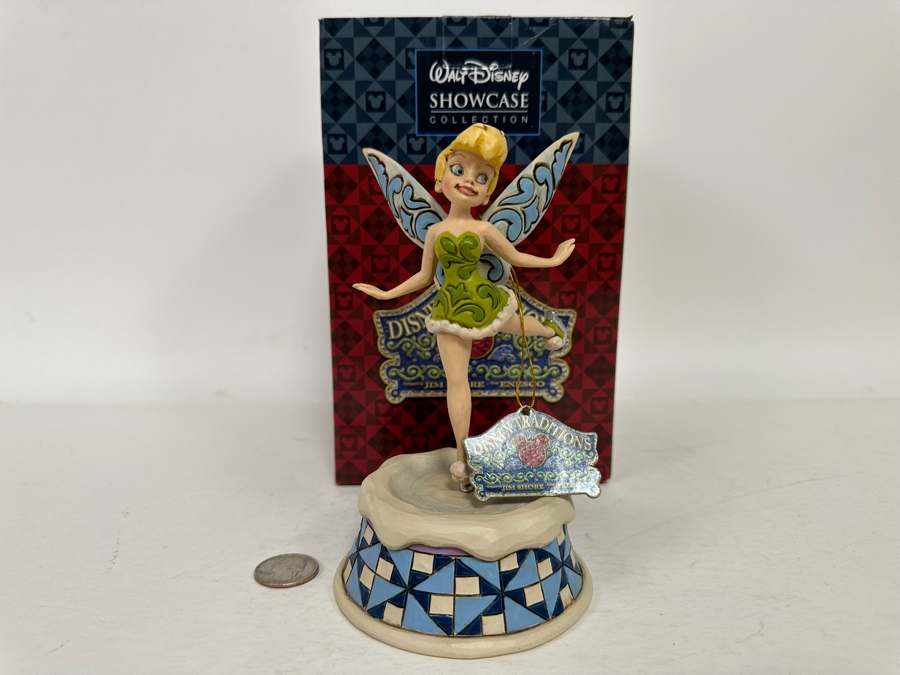 Tinker Bell “Skating Pixie” By Jim Shore for Enesco Disney Traditions: Showcase Collection New with Original Box 4033268 6.5H [Photo 4]
