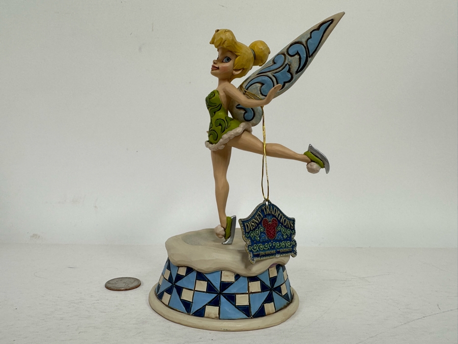 Tinker Bell “Skating Pixie” By Jim Shore for Enesco Disney Traditions: Showcase Collection New with Original Box 4033268 6.5H [Photo 9]
