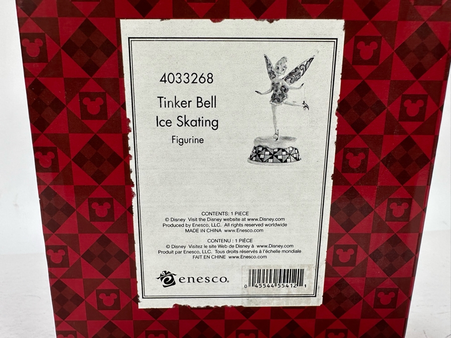 Tinker Bell “Skating Pixie” By Jim Shore for Enesco Disney Traditions: Showcase Collection New with Original Box 4033268 6.5H [Photo 12]