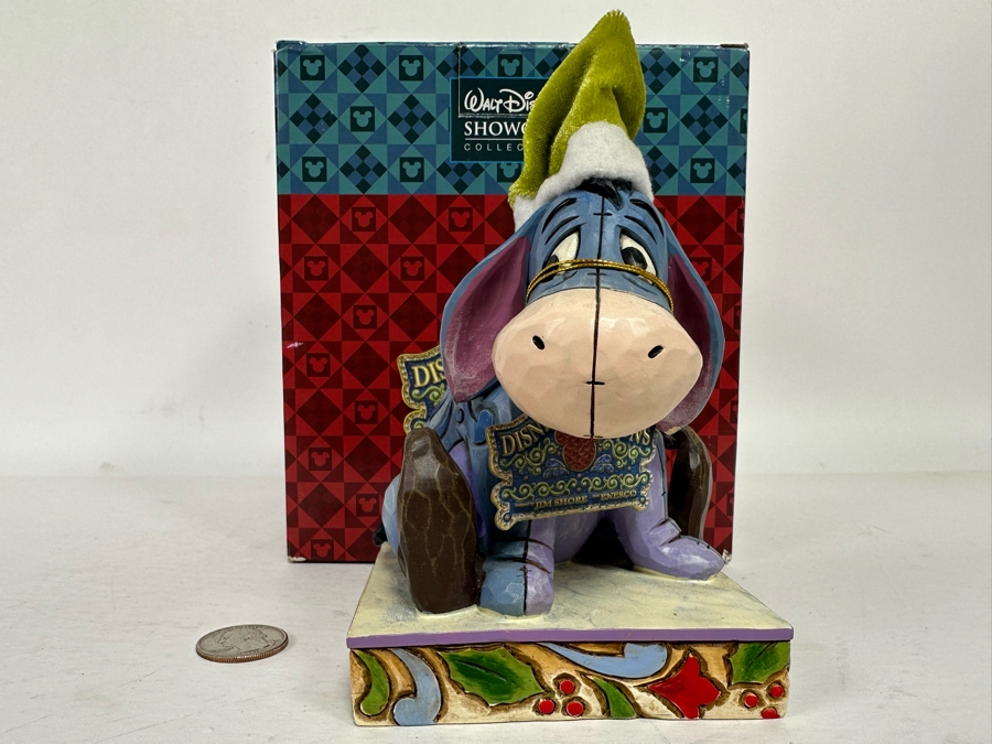 Eeyore “Santa’s Little Helper” By Jim Shore for Enesco Disney Traditions: Showcase Collection New with Original Box 4016567 7H [Photo 3]