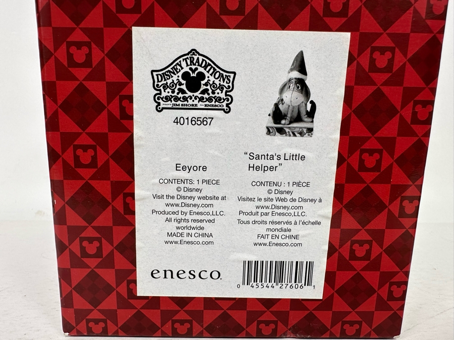 Eeyore “Santa’s Little Helper” By Jim Shore for Enesco Disney Traditions: Showcase Collection New with Original Box 4016567 7H [Photo 11]
