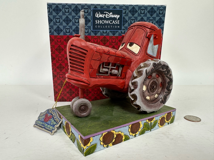 Disney Cars Tractor “Moooooo” By Jim Shore for Enesco Disney Traditions: Showcase Collection New with Original Box 40235696W x 4D x 5.5H [Photo 3]