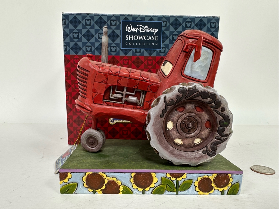 Disney Cars Tractor “Moooooo” By Jim Shore for Enesco Disney Traditions: Showcase Collection New with Original Box 40235696W x 4D x 5.5H [Photo 4]