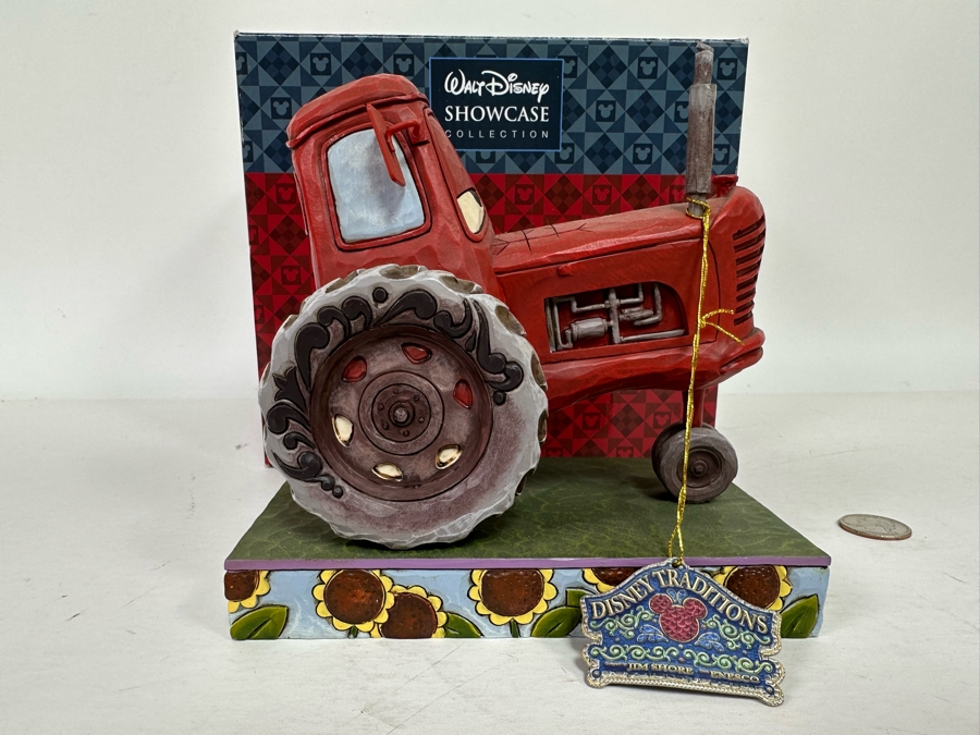 Disney Cars Tractor “Moooooo” By Jim Shore for Enesco Disney Traditions: Showcase Collection New with Original Box 40235696W x 4D x 5.5H [Photo 6]
