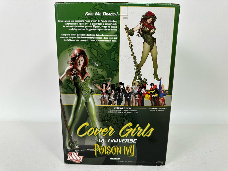Cover Girls of the DC Universe Poison Ivy Statue Limited Edition 1194/7000 4.24W x 4.25D x 9.75H [Photo 10]