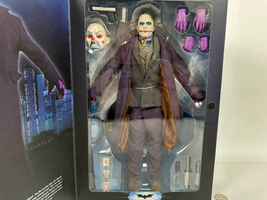 Batman The Dark Night “The Joker” 1:6 Scale Deluxe Collector Figure DC ...