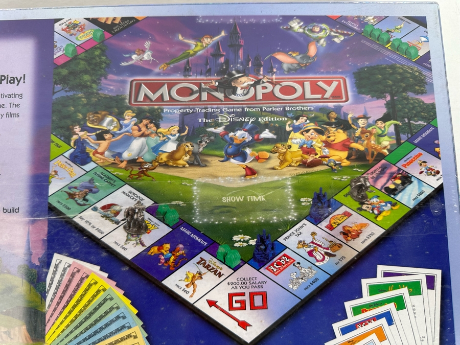 Disney Edition of Monopoly Parker Brothers Game Sealed New in Box [Photo 7]