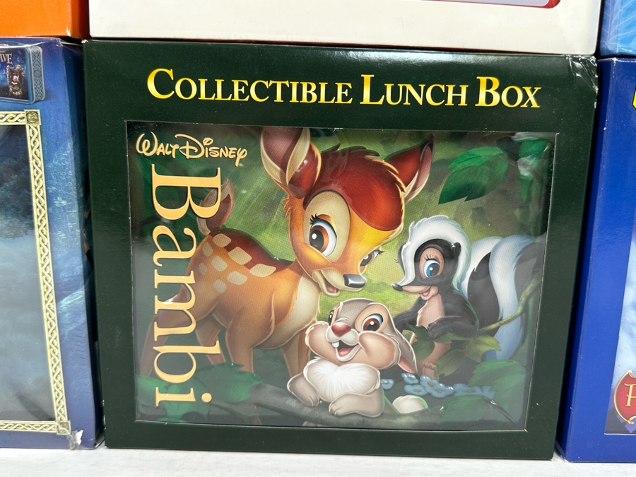 Disney Lunchboxes Lot including: Penguins of Madagascar, Mr. Peabody and Sherman, Rio 2, Brave, Bambi and Peter Pan [Photo 4]