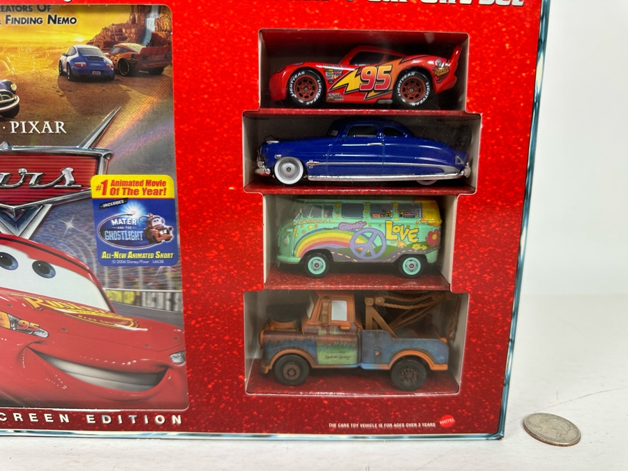 Disney Pixar Cars DVD and 4 Car Gift Set New in Box L6264 [Photo 3]