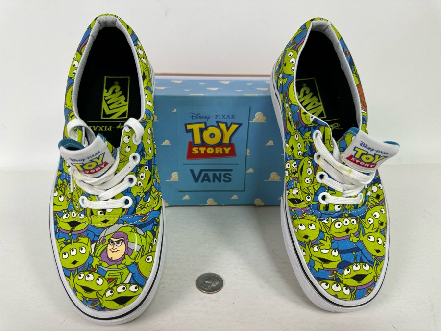Disney Pixar “Toy Story” Alien Vans Mens 6.0/Womens 7.5 Like New with Box [Photo 4]