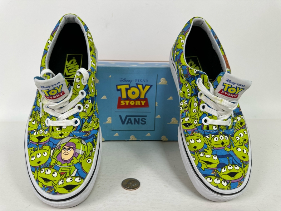 Disney Pixar “Toy Story” Alien Vans Mens 6.0/Womens 7.5 Like New with Box [Photo 3]