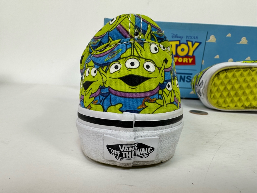 Disney Pixar “Toy Story” Alien Vans Mens 6.0/Womens 7.5 Like New with Box [Photo 11]