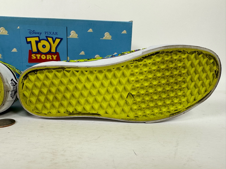 Disney Pixar “Toy Story” Alien Vans Mens 6.0/Womens 7.5 Like New with Box [Photo 10]