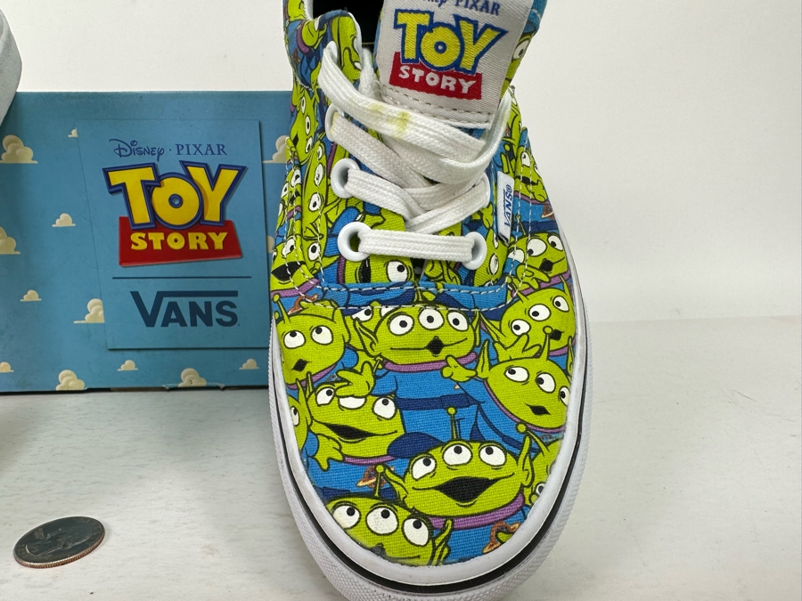 Disney Pixar “Toy Story” Alien Vans Mens 6.0/Womens 7.5 Like New with Box [Photo 6]