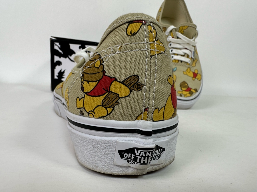 Disney “Winnie the Pooh” Pooh Vans Mens 6.5/Womens 8.0 Like New with Box [Photo 8]