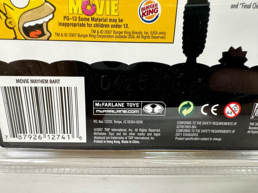 The Simpson’s Movie Collectible Action Figurines with Sound Including: Homer, Marge, Bart Lisa and Maggie 2007 New In Boxes [Photo 15]