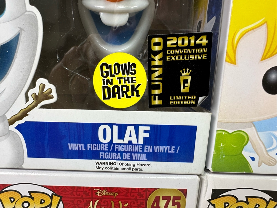 Disney Funko Vinyl Figurines Including: Olaf, Tinker Bell, Prince Ali, Flash (Zootopia), Sally, Jack Sellington (Nightmare Before Christmas) and Babymax with Mochi (Big Hero 6) [Photo 4]