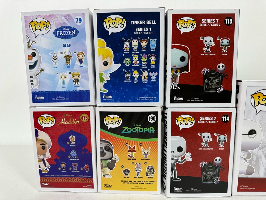 Disney Funko Vinyl Figurines Including: Olaf, Tinker Bell, Prince Ali, Flash (Zootopia), Sally, Jack Sellington (Nightmare Before Christmas) and Babymax with Mochi (Big Hero 6) [Photo 17]