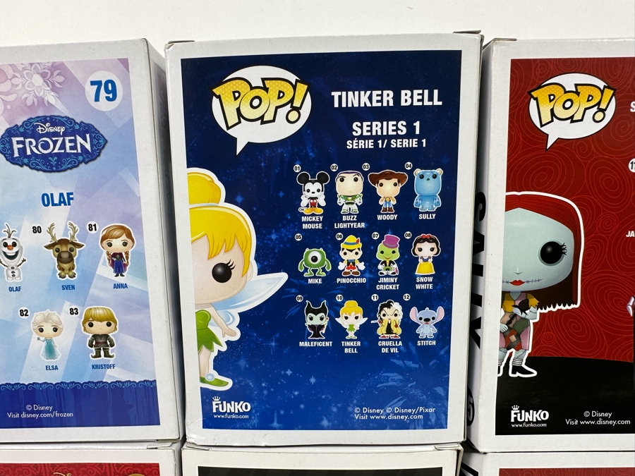 Disney Funko Vinyl Figurines Including: Olaf, Tinker Bell, Prince Ali, Flash (Zootopia), Sally, Jack Sellington (Nightmare Before Christmas) and Babymax with Mochi (Big Hero 6) [Photo 23]