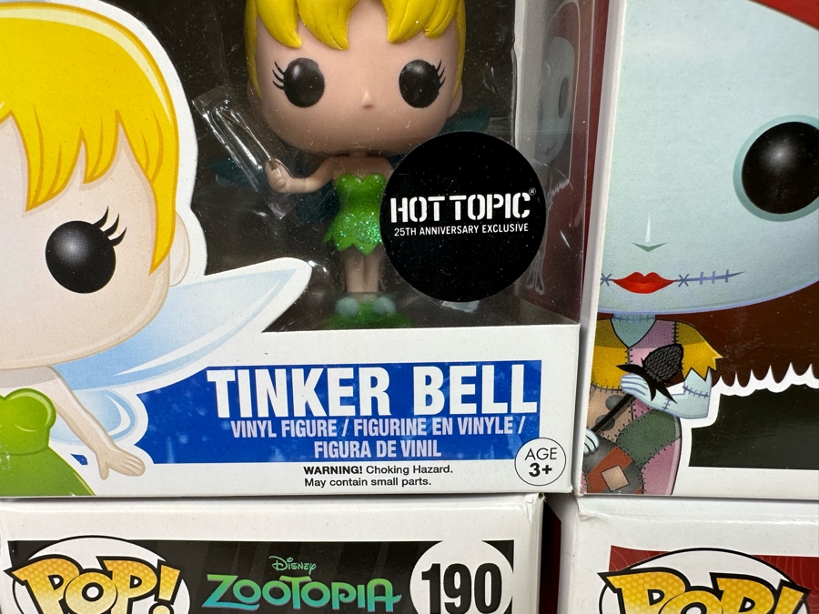 Disney Funko Vinyl Figurines Including: Olaf, Tinker Bell, Prince Ali, Flash (Zootopia), Sally, Jack Sellington (Nightmare Before Christmas) and Babymax with Mochi (Big Hero 6) [Photo 6]