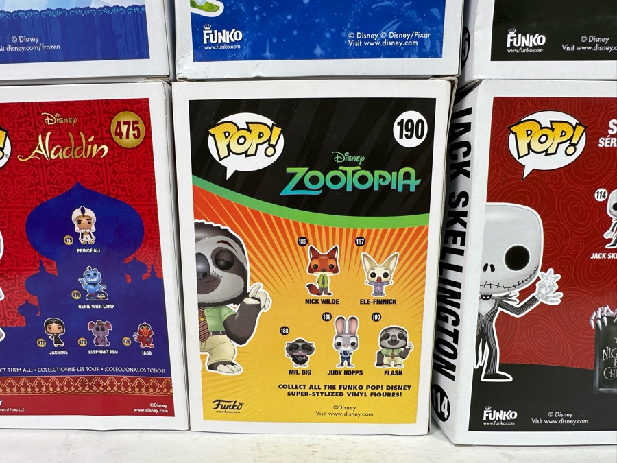 Disney Funko Vinyl Figurines Including: Olaf, Tinker Bell, Prince Ali, Flash (Zootopia), Sally, Jack Sellington (Nightmare Before Christmas) and Babymax with Mochi (Big Hero 6) [Photo 22]