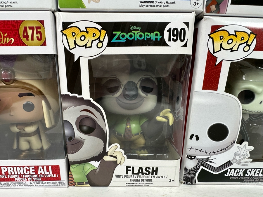 Disney Funko Vinyl Figurines Including: Olaf, Tinker Bell, Prince Ali, Flash (Zootopia), Sally, Jack Sellington (Nightmare Before Christmas) and Babymax with Mochi (Big Hero 6) [Photo 11]