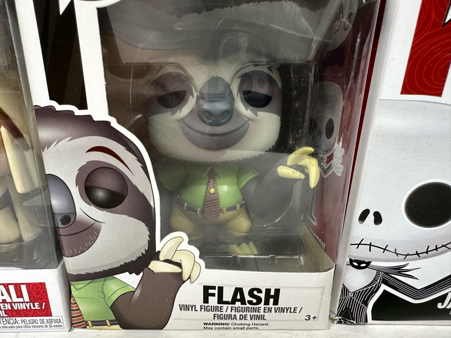 Disney Funko Vinyl Figurines Including: Olaf, Tinker Bell, Prince Ali, Flash (Zootopia), Sally, Jack Sellington (Nightmare Before Christmas) and Babymax with Mochi (Big Hero 6) [Photo 12]