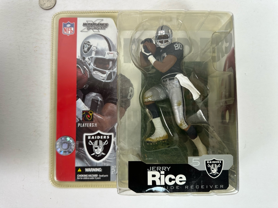 McFarlane’s Sportpicks Action Figures: Mike Piazza and Jerry Rice 2002 New in Boxes [Photo 6]
