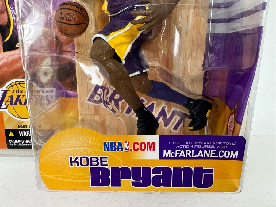 McFarlane’s Sportpicks Series 3 Action Figure: Kobe Bryant Purple Shirt 2003 New in Box [Photo 4]