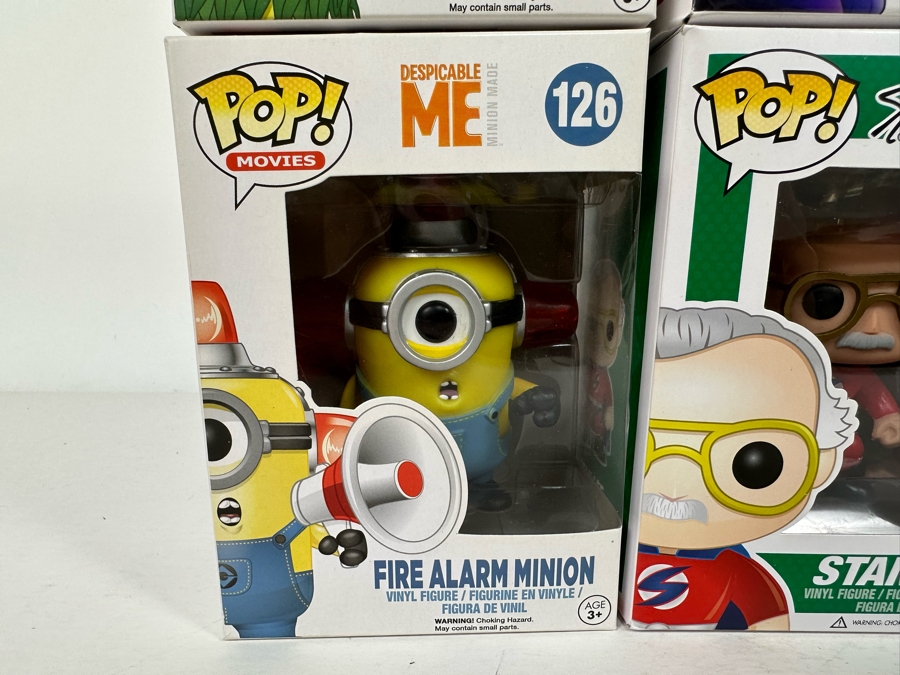 Disney Funko Vinyl Figurines Including: Hula Minion, Gone Batty, Santa Claus, Fire Alarm Minion, Stan Lee and Rudolf [Photo 6]