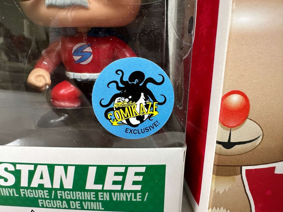 Disney Funko Vinyl Figurines Including: Hula Minion, Gone Batty, Santa Claus, Fire Alarm Minion, Stan Lee and Rudolf [Photo 5]