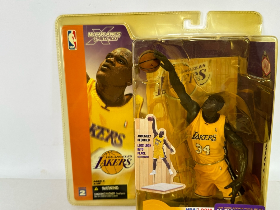 McFarlane’s Sportpicks Series 2 Action Figure: Shaquille O’Neal 2002 New in Box [Photo 7]