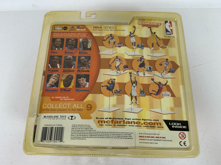 McFarlane’s Sportpicks Series 2 Action Figure: Shaquille O’Neal 2002 New in Box [Photo 9]