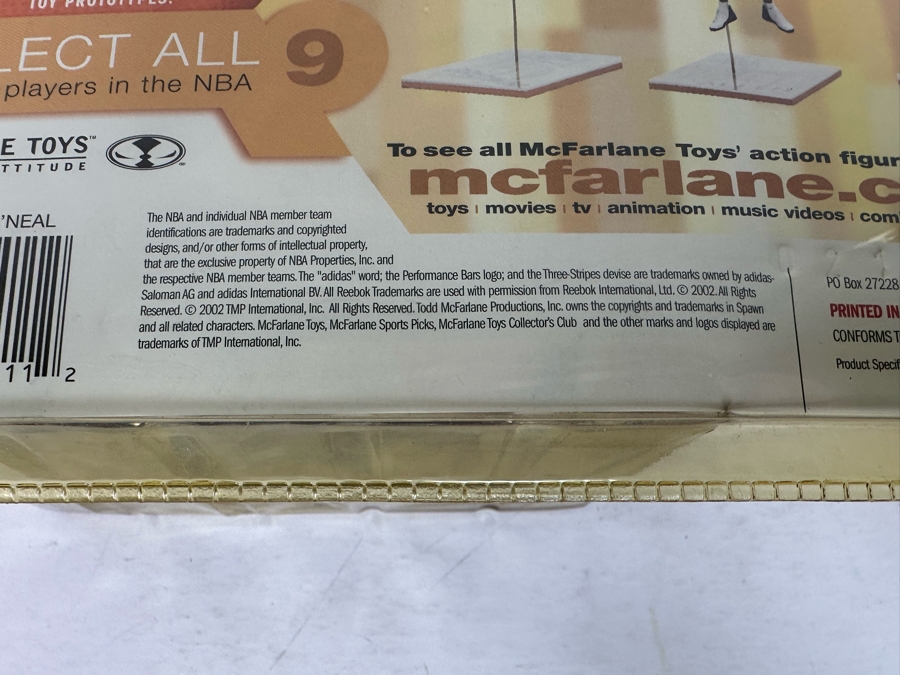 McFarlane’s Sportpicks Series 2 Action Figure: Shaquille O’Neal 2002 New in Box [Photo 10]