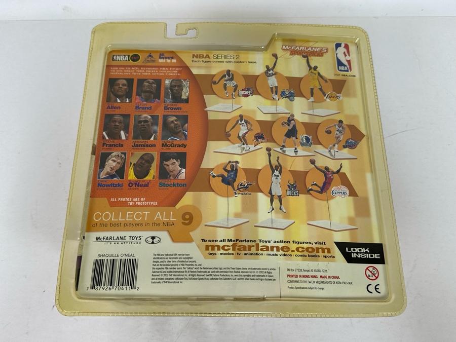 McFarlane’s Sportpicks Series 2 Action Figure: Shaquille O’Neal 2002 New in Box [Photo 8]