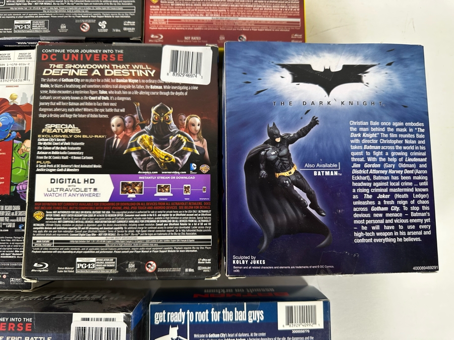 Batman Blu-Ray DVD Combo Lot Including Many Action Figures [Photo 29]
