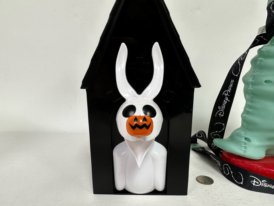 Disney Parks Oogie Boogie and Zero Popcorn Buckets 8W x 4.5D x 12H [Photo 21]