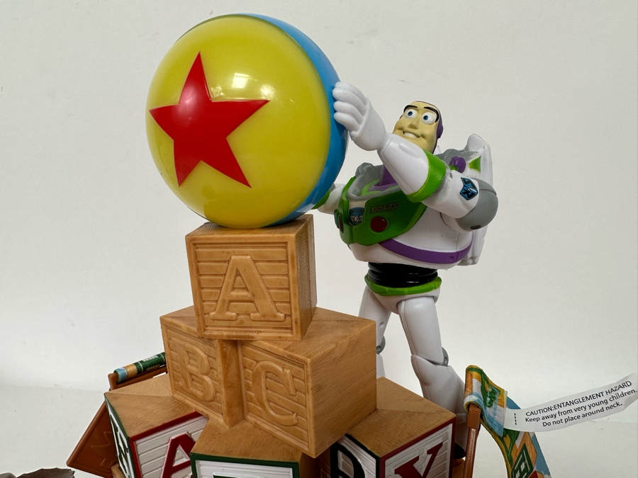 Disney Parks 2002 Happy Holidays 'Toy Story' Buzz and Woody Light Up Popcorn Bucket 9W x 11H [Photo 6]