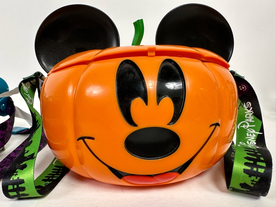 Disney Parks 2017 Mickey's Not So Scary Halloween Party Pumpkin and Hitchhiker Ghost Professor Phineas Plump Popcorn Buckets 8H/6.5H [Photo 10]