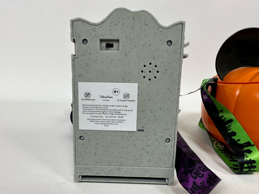 Disney Parks 2017 Mickey's Not So Scary Halloween Party Pumpkin and Hitchhiker Ghost Professor Phineas Plump Popcorn Buckets 8H/6.5H [Photo 8]