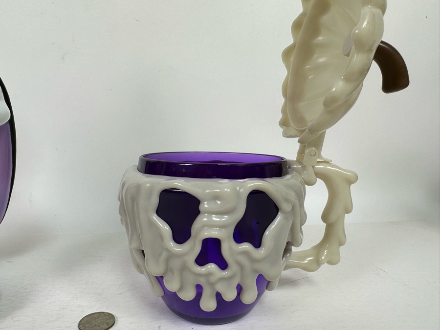 Disney Parks Vampire Mickey Mouse Popcorn Bucket and Purple Poison Apple Stein 11.5H/6.5H [Photo 10]