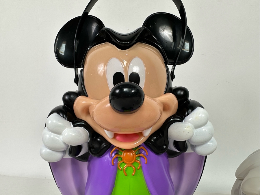 Disney Parks Vampire Mickey Mouse Popcorn Bucket and Purple Poison Apple Stein 11.5H/6.5H [Photo 5]