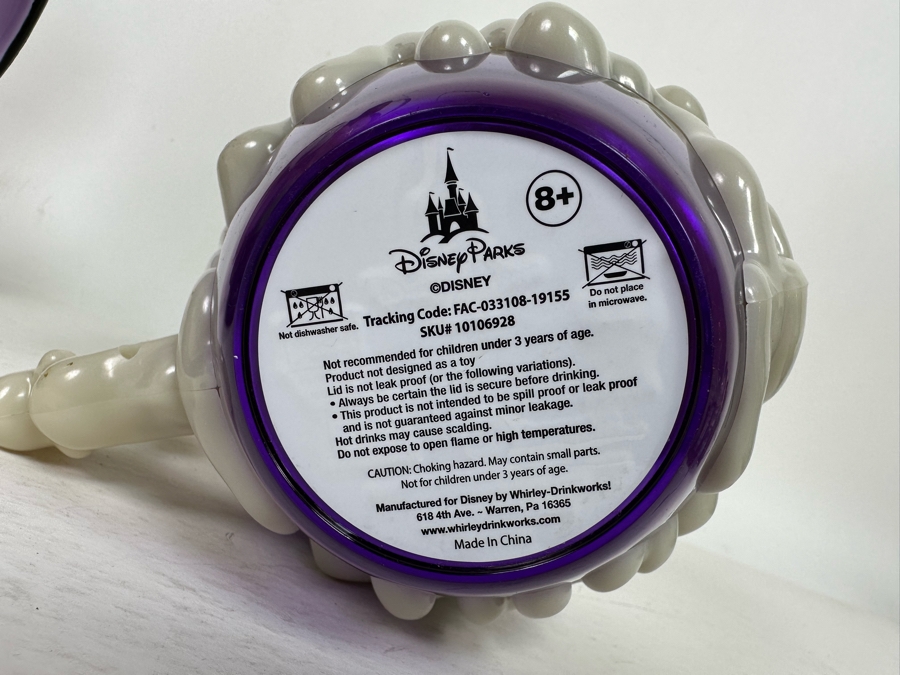 Disney Parks Vampire Mickey Mouse Popcorn Bucket and Purple Poison Apple Stein 11.5H/6.5H [Photo 12]