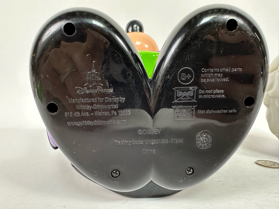 Disney Parks Vampire Mickey Mouse Popcorn Bucket and Purple Poison Apple Stein 11.5H/6.5H [Photo 8]