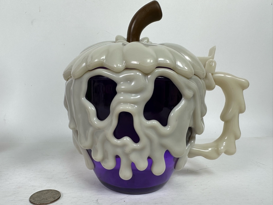 Disney Parks Vampire Mickey Mouse Popcorn Bucket and Purple Poison Apple Stein 11.5H/6.5H [Photo 9]