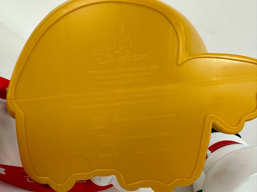 Pluto Holiday and Winter Fun Popcorn Bucket and Mickey Mouse Snowman Popcorn Bucket (Handle Broken) 12H [Photo 10]