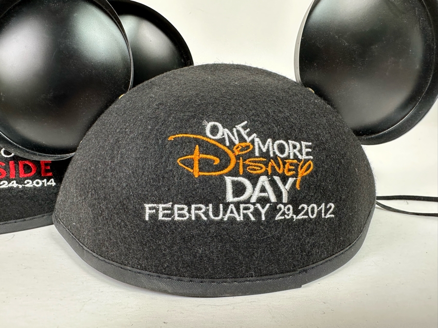 Set of four Disney Ears including (2) Mickey Ears, Disneyland Resort 50th Anniversary Gold Mickey Ears and Disney VoluntEARS [Photo 8]