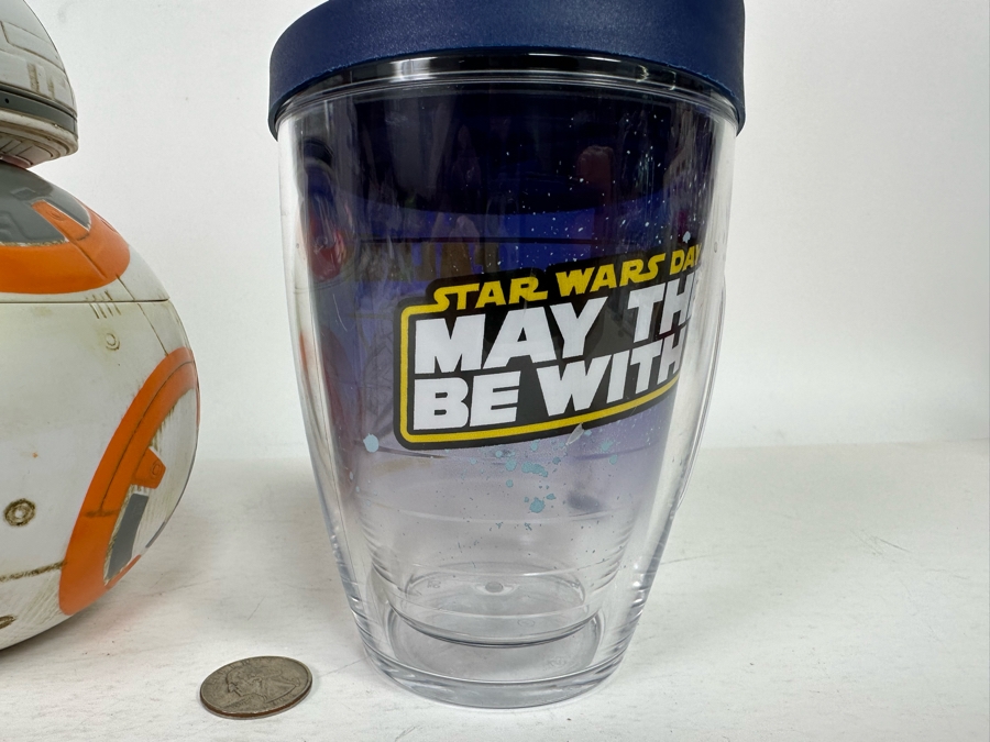 Disney Parks Star Wars R2-D2 Popcorn Bucket, BB-8 Sipper Cup and May the 4th Be With You Sipper Cup [Photo 12]